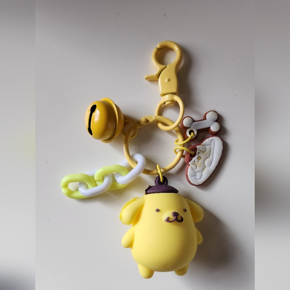 Pom Pom Purin key chain